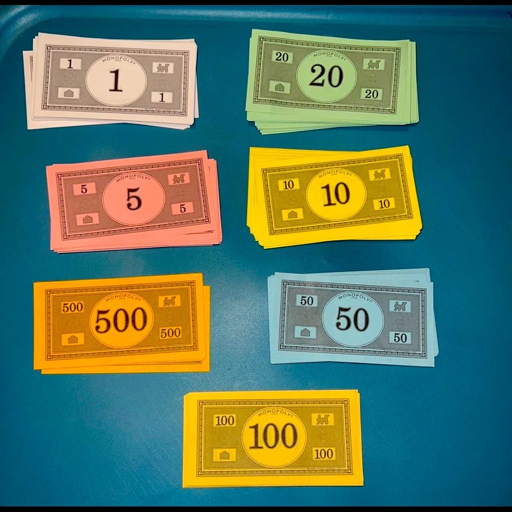 Monopoly replacement money